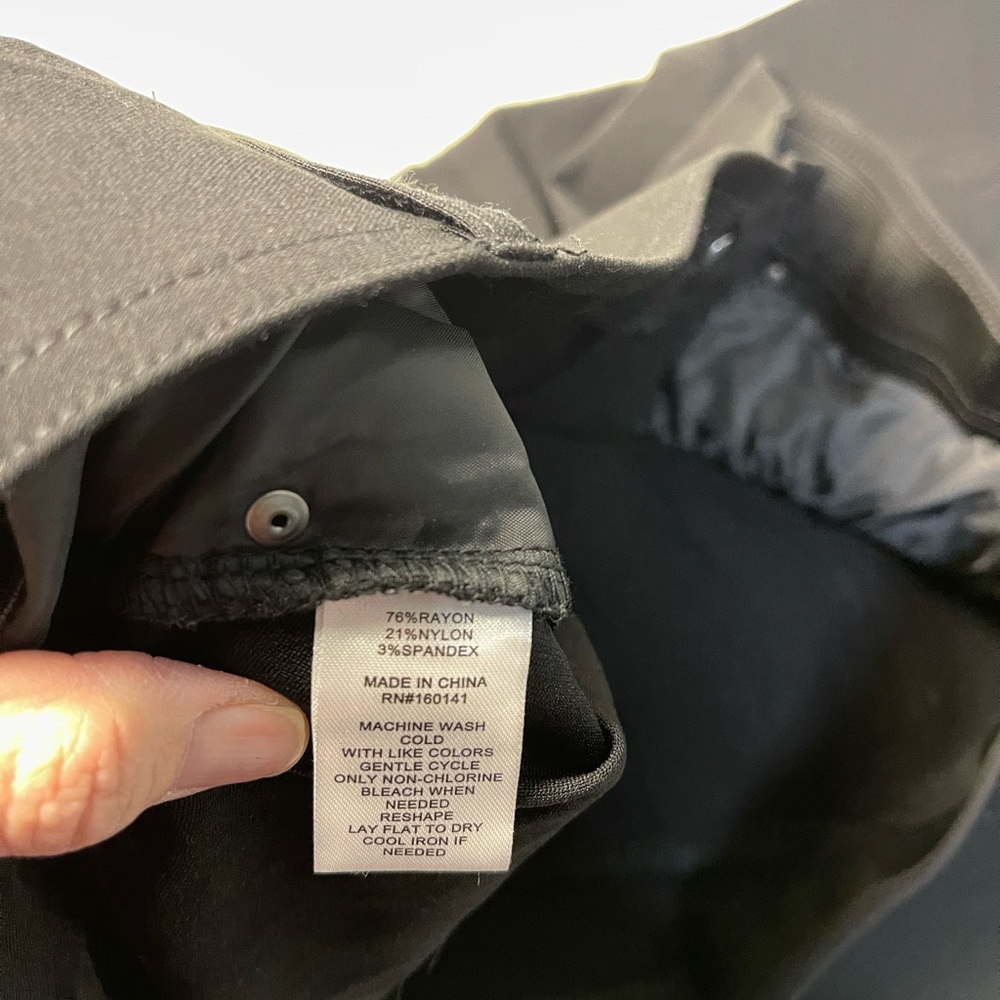 2 pairs For $30-89th & Madison Black Comfort Waist Pants-NWT - Picture 8 of 9